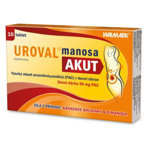 Walmark Uroval Manosa Akut 10 tablet